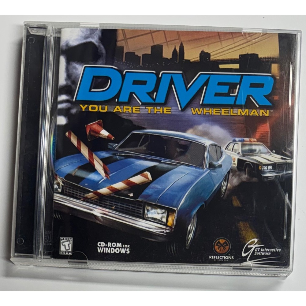 GT Interactive Driver You Are The Wheelman PC CD-ROM Windows 95 98 1999 Vintage